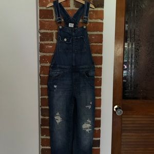 Gap Kids patches overalls